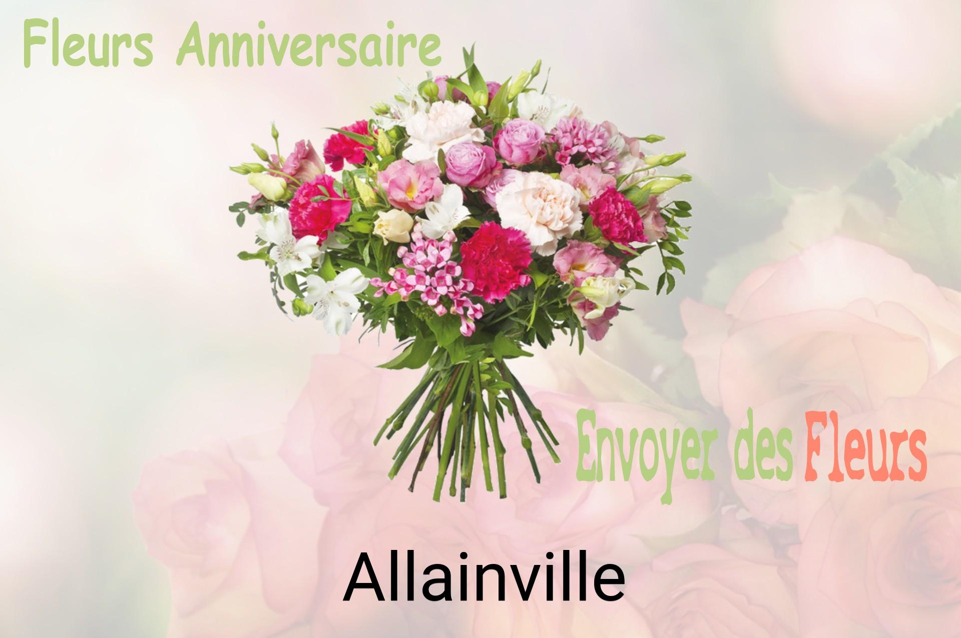 Bouquet de fleurs d’anniversaire livré à Allainville